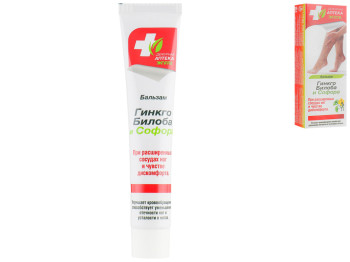 Бальзам для ног Дежурная Аптека Эколла Гинкго билоба и софора 50г