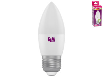 Лампа світлодіодна свічка ELM Led 18-0090 C37 6W цоколь-Е27-стандарт, теплий білий світ