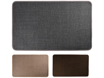 Коврик напольный Classic, полиэстер на резиновой основе, 40×60см (цена за 1шт)