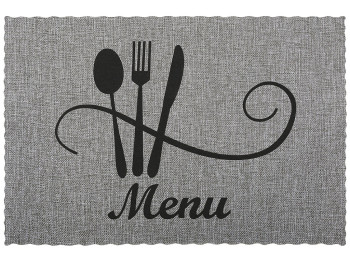 Серветка сервірувальна (плейсмат) Kitchen, колір - графіт, 29,5х45см