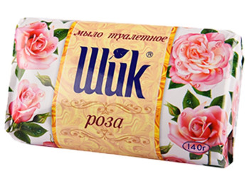 Мило туалетне тверде ШИК "Троянда" 140г