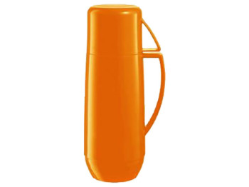 Термос с кружкой FAMILY COLORI 500мл оранжевый 91357