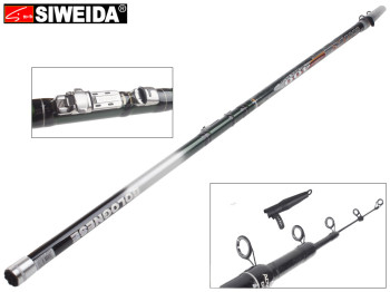 Вудка Siweida "Mike" скловолокно, 5 кілець, 4-секційна 4м 5-25г