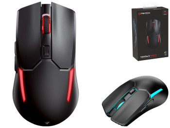 Беспроводная Мышь Игровая Fantech WGC2 Venom II Vibe, цвет Черный