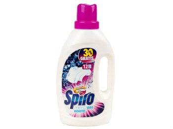 Гель для стирки бесфосфатный Spiro White для белых тканей 1000мл Польша