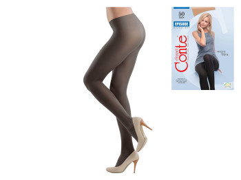 Колготки женские Conte Episode 50 den, размер 6, цвет nero (черный)