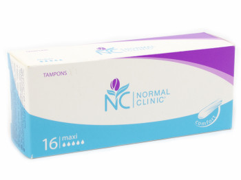 Тампоны Normal Clinic maxi 5капель (цена за уп. 16шт) TGN004