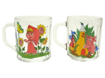 Чашка Gren tea Мультяшки мікс, 200мл (ціна за 1шт)