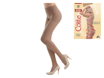 Колготки женские Conte Active 40 den, размер 6, цвет mocca