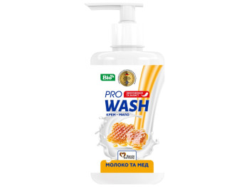Рідке крем-мило Pro Wash Молоко та мед, 470г