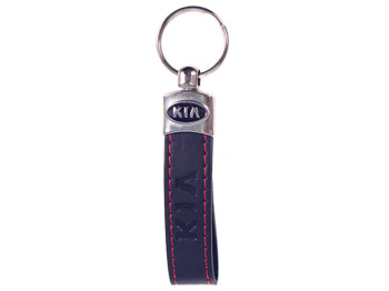 Брелок кожзам. длинный 1шт KIA