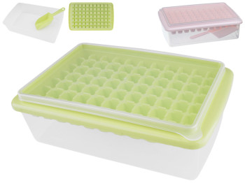 Форма для льда с контейнером и лопаткой 26,5х17х8см