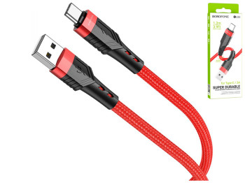 Кабель USB Borofone BU35 Type-C 1,2m, Червоний
