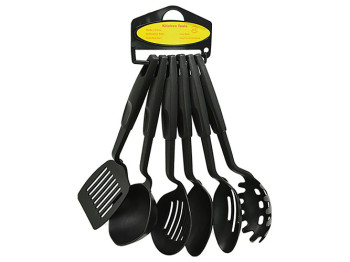 Кухонний набір, пластмасовий, 26см (ціна за набір 6 предметів)