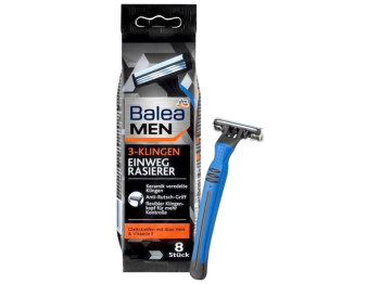 Бритви для гоління Balea Men, 3 леза (ціна за упаковку 8шт)