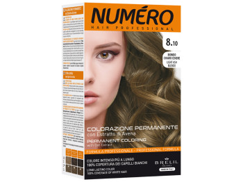 Фарба для волосся NUMERO 8.10 Light ash blonde (Світлий попелястий блонд)