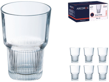 Набор стаканов Arcoroc Starline, 350мл (цена за набор 6шт) 207098535001
