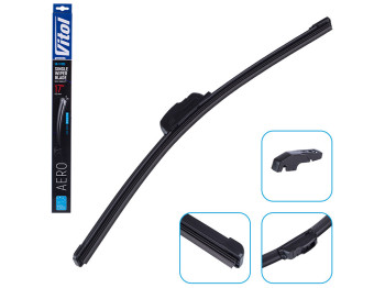Щетка стеклоочистителя бескаркасная VITOL AERO 17" 43см (VB-17430)
