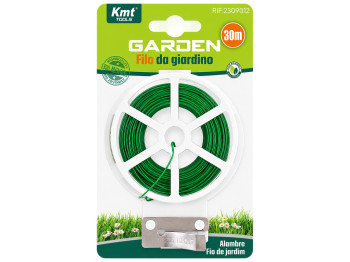 Проволока садовая Kmt Tools, пластик, железо, 30м, цвет зеленый