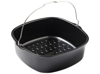 Форма для аэрогриля Pyrex AirFryer, углеродистая сталь, 1,9л, 22×21×7,5см