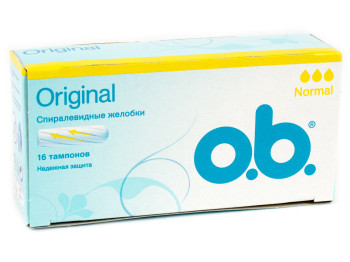 Тампони O.b. Normal 3краплі 16шт