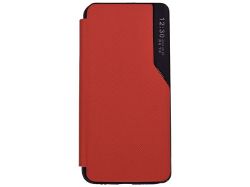 Чехол-книжка Business Fabric для Samsung A03s 2021 A037F Цвет 6, Red