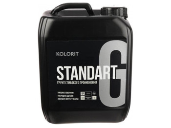 Грунтовка укрепляющая глубокого проникновения Kolorit Standart Grunt 5л