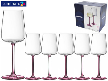 Набор бокалов Luminarc "Contrasto Lilac" 250мл (цена за набор 6шт) 39951