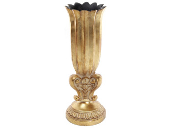 Ваза декоративная, 38,5см, цвет – золото