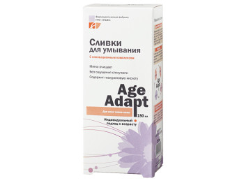 Вершки для вмивання шкіри обличчя та шиї "Elfa Pharm" Age Adapt 150мл
