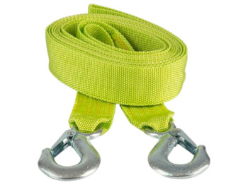 Трос буксировочный ST206/TP-206-3-1 (FL) 3т лента 40мм х 4м люмин./крюк/блистер 06318