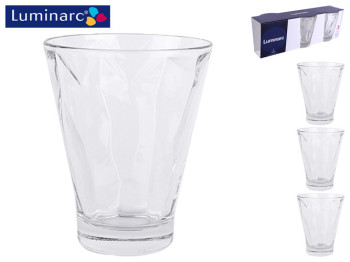 Набір склянок Luminarc Shetland Sculpture низьких 300мл (ціна за набір 3шт) 32242