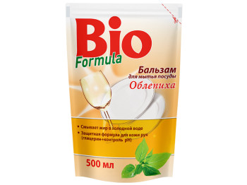 Бальзам для миття посуду Bio Formula "Обліпиха" дойпак 500мл