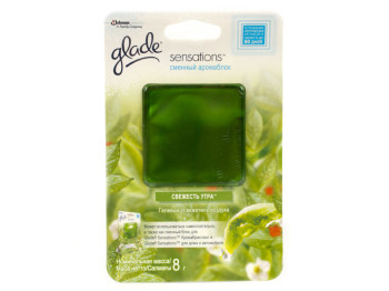 Аромаблок для освежителя в ванную Glade Sensations "Утренняя свежесть"