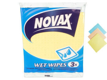 Салфетка влаговпитывающая Novax 3шт (расцветка ассорти)
