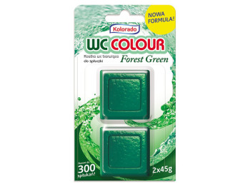 Таблетка для бачка унитаза Kolorado WC Colour зеленый 2 шт. 45гр