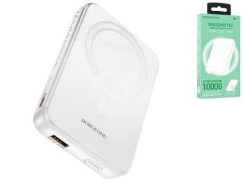 Універсальна мобільна батарея Power Bank Borofone BJ47 Quick PD20W, 10000mAh, колір бiлий