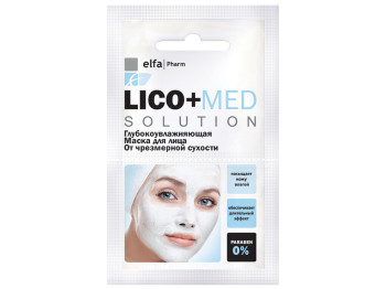 Маска для обличчя "Elfa pharm" Lico+Med від надмірної сухості 20мл