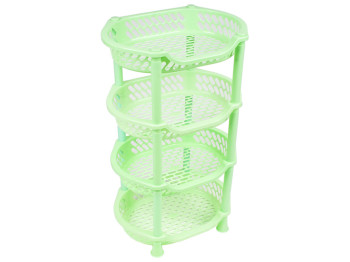 Полиця для підлоги 4 яруси (колір - салатовий) Efe plastics 30х41х70см