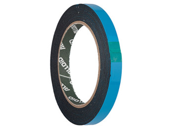 Скотч двухсторонний на вспененной основе Alloid 12мм х 5м, синий лайнер ПЭ, (DT-351205)