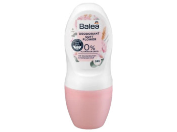 Дезодорант роликовий Balea soft flower, без алюмінію, аромат гортензія та дзвоник, 50 мл