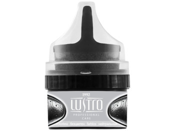 Крем для обуви Lustro, с аппликатором, пчелиный воск, 50мл, цвет прозрачный