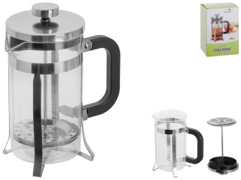 Заварник-прес скляний Stenson 600мл