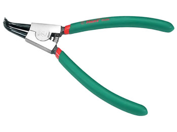 Щипцы/сегера для стопорн колец разжим загнутый Hans, 175мм, 180г, 1857-7