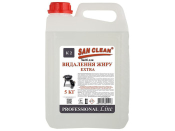 Средство для удаления жира San Clean Professional Line Extra, 5л