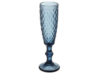 Бокал для шампанского Аргайл кобальт 180мл
