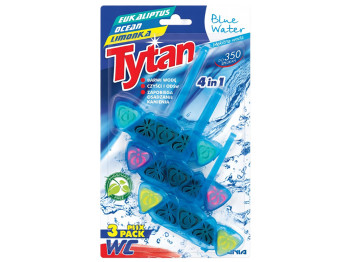 Блок для унітаза Tytan Professional 4в1 Blue Water, 3×40г
