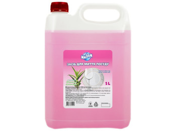 Засіб миючий для миття посуду Мілам бальзам Алоє Вера, 5л