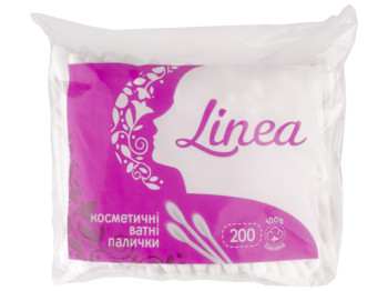 Ватные палочки Linea косметические, в полиэтиленовом пакете 200шт 41235510