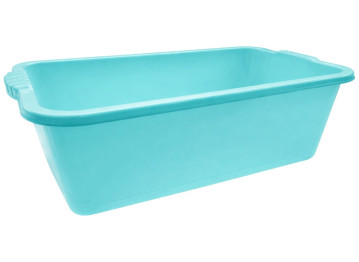 Корыто хозяйственное Консенсус, прямоугольное, пластик, 40л, 75×46×17см, цвет бирюзовый